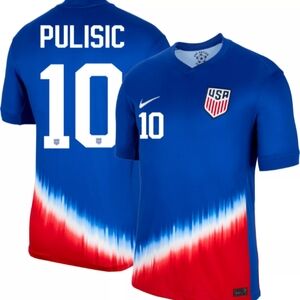 USMNT #10 Christian Pulisic Mens Away Jersey